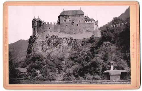 Fotografie Römmler & Jonas, Dresden, Ansicht Bozen, Blick auf Burg Runkelstein