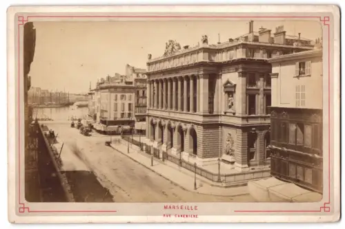 Fotografie unbekannter Fotograf, Ansicht Marseille, Rue Canebiere
