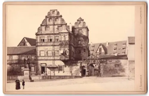 Fotografie J. Samhaber, Aschaffenburg, Ansicht Bamberg, Blick auf die alte Hofhaltung