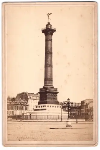 Fotografie unbekannter Fotograf, Ansicht Paris, Colonne de la Bastille
