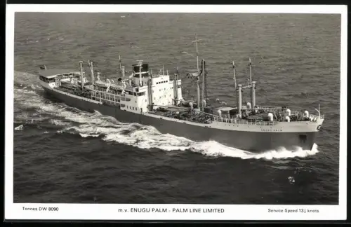 Fotografie Frachtschiff / Containerschiff M.V. Enugu Palm