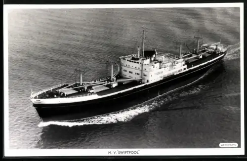 Fotografie englisches Frachtdampfer M. V. Swiftpool