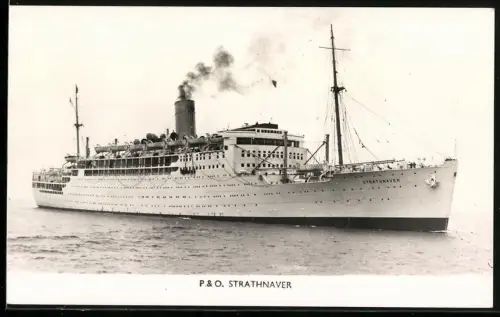 Fotografie Passagierschiff P. & O. Strathnaver