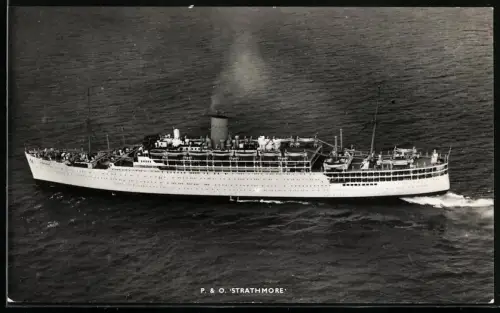 Fotografie Passagierschiff P. & O. Strathmore auf offener See
