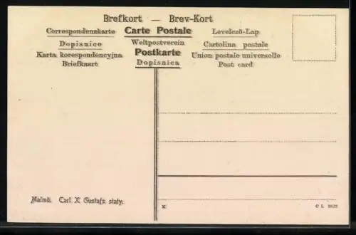 AK Malmö, Carl X Gustafs staty