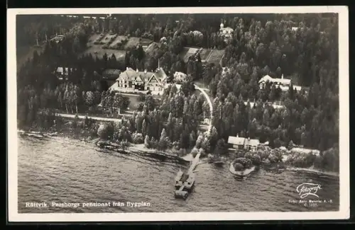 AK Rättvik, Persborgs pensionat fran flygplan