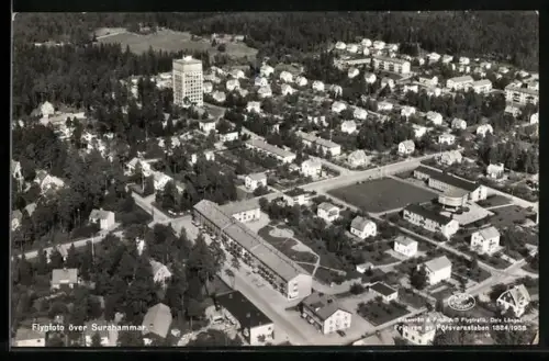 AK Surahammar, Flygfoto över Surahammar