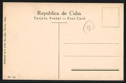 AK Habana, Cocoteros, Al pié del coco se bebe el agua, Cocoa-nut palms