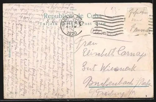 AK Habana, Esquina Curiosa, old Corner Cuarteles Street