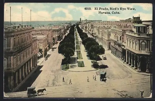 AK Havana, El Prado, Bird`s Eye View
