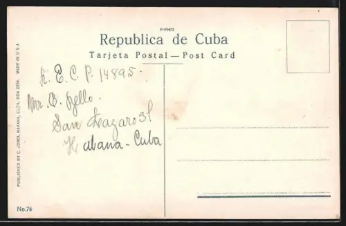 AK Habana, Paseo de Marti ó Prado