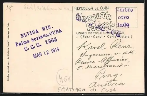 AK Santiago de Cuba, Parque de la Liberdad