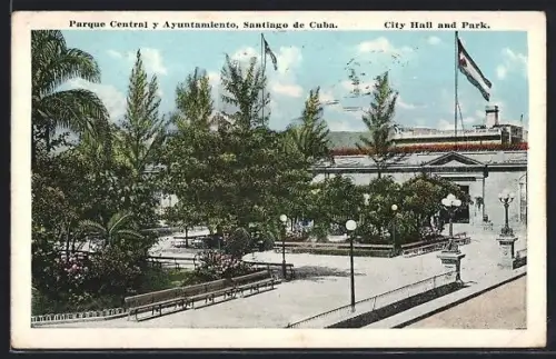 AK Santiago de Cuba, Parque Centrale y Ayuntamiento