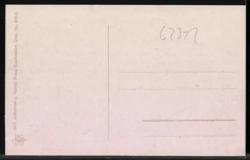 AK Friesach /Kärnten, Ortspartie mit Burg