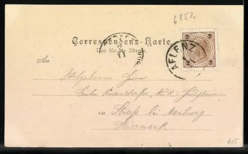 AK Aflenz, Teilansicht gegen Süden