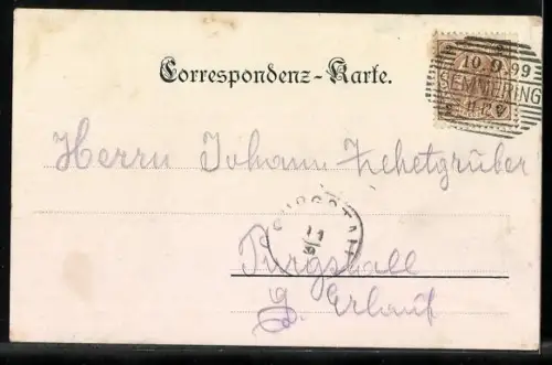 AK Semmering, Restaurant und Grand Hotel Erzherzog Johann Carl Hauswirt