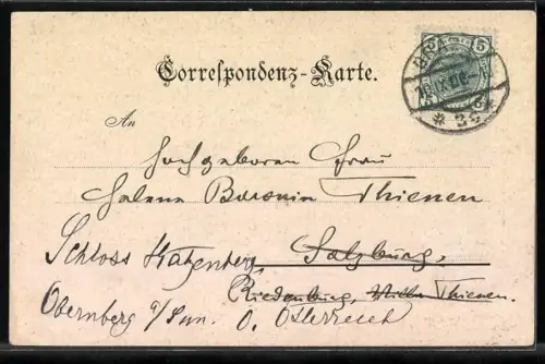 AK Graz, Odilien-Blinden-Anstalt, Passepartout