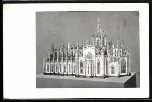 AK Der Dom zu Mailand hergestellt von Paul Seiferth