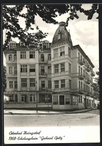 AK Heringsdorf / Ostseebad, FDGB Erholungsheim Gerhard Opitz