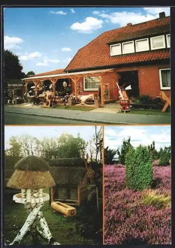 AK Behringen / Lüneburger Heide, Imkerei Meyer, Der Kleine Laden, Inh. Ch. Breithaupt, Aussenansicht und umgebende Natur