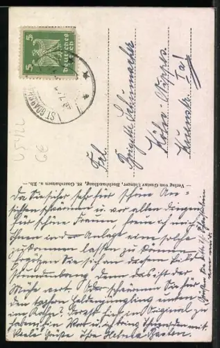 AK Hässliche Loreley mit Kamm