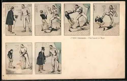 AK Eine Lektion im Boxen