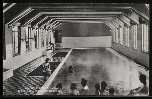 AK Atami, Heisse Quellen, Badekultur