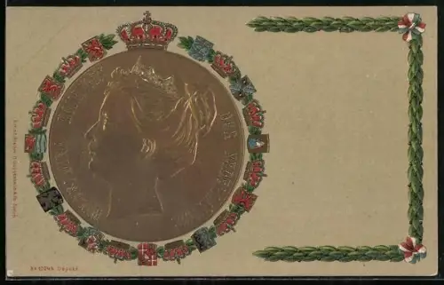 AK Königin Wilhelmina von den Niederlanden