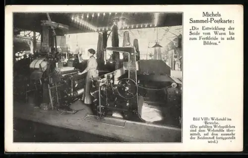 AK Webstuhl im Betrieb