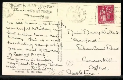 AK Männer beim Wasserski, Wassersport