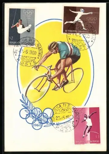 AK Olympische Spiele 1960, Radsport