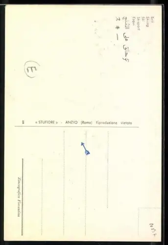 Künstler-AK Roma, Giochi della XVII. Olimpiade 1960, Scii