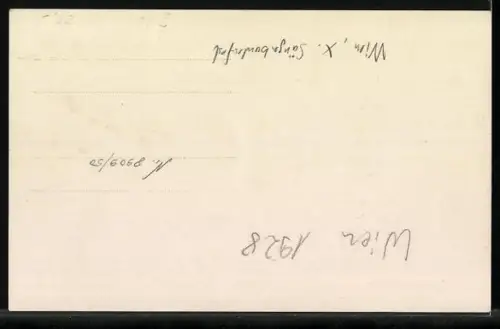 Foto-AK Wien, X. Sängerbundesfest, Festwagen mit Erdkugel und Frauen mit Blumen