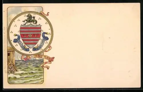 Präge-AK Eastbourne, Eastbourne Coat of Arms