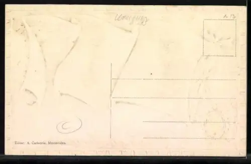 Präge-AK Montevideo, Wappen und Flagge