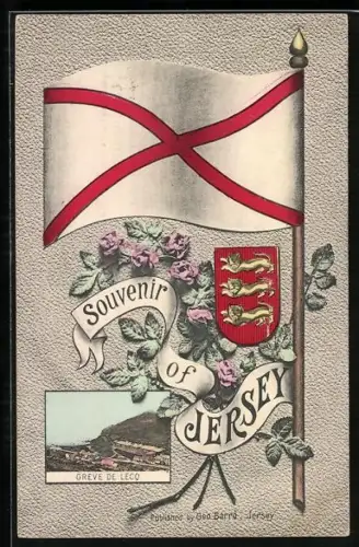 AK Jersey, Greve de Leco, Wappen und Flagge