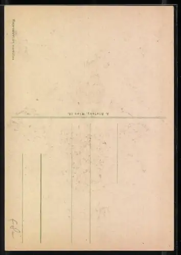 Künstler-AK Tirol, Tiroler Wappen mit Bergen