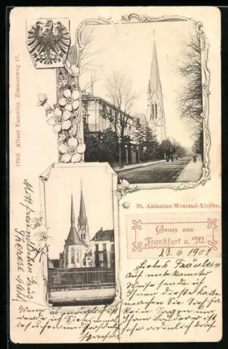 AK Frankfurt a. M., St. Antonius-Westend-Kirche