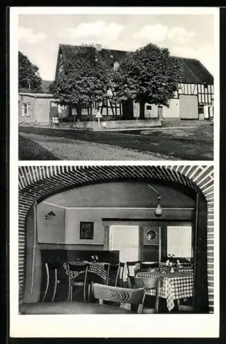 AK Stockhausen-Illfurth / Westerwald, Gasthaus Unter den Linden, Inh. Edmund Bart