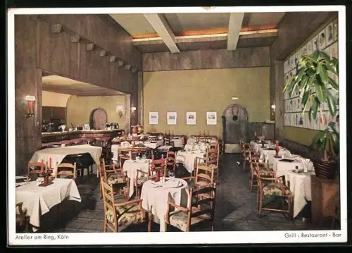 AK Köln, Gasthaus Atelier am Ring