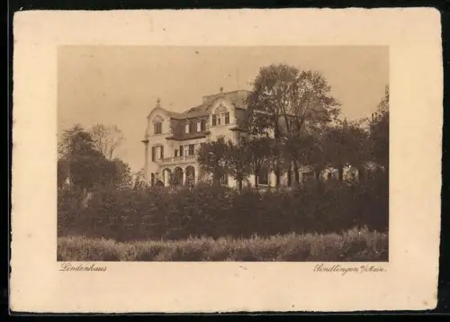 AK Sindlingen a. Main, Blick zum Lindenhaus