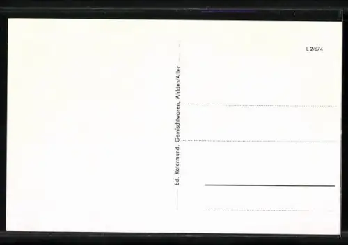 AK Ahlden a. d. Aller, Geschäftshaus Rotermund, Kirche, Schlossteich