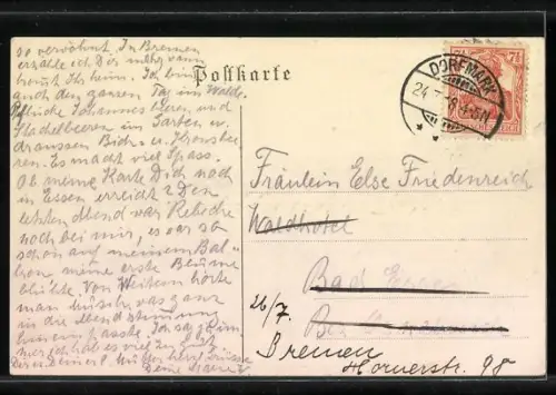 AK Achterberg / Dorfmark, Haus im Ort