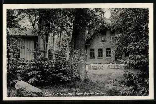 AK Tetendorf bei Soltau, Herm. Drewes Gasthaus