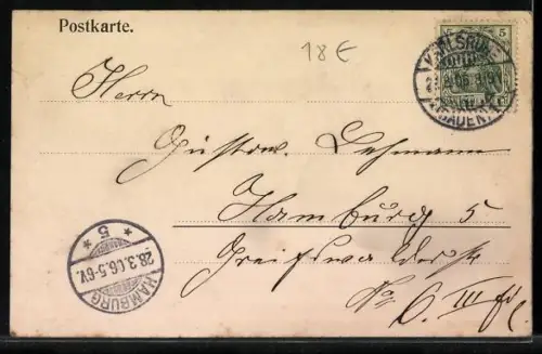 AK Frankfurt-Sachsenhausen, Partie am Schweizerplatz