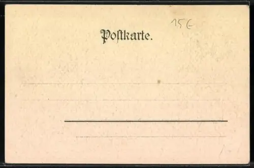 Lithographie Frankfurt-Sachsenhausen, Gasthof Oberschweinstiege