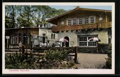 AK Berlin-Wannsee, Gaststätte Moorlake, Inh. Alfred Braumann