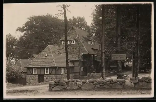 AK Töpingen /Soltau, Gasthaus zum Heidemuseum