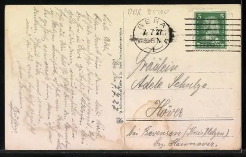 AK Gera-R., Partie an der Ostschule