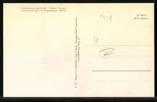 AK Lierschied bei St. Goarshausen, Kirche, Gasthaus zur Linde